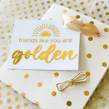 Load image into Gallery viewer, "Friends Like You Are Golden" Mini Gift Bag Kit