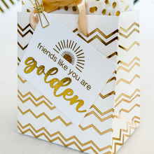 Load image into Gallery viewer, "Friends Like You Are Golden" Mini Gift Bag Kit