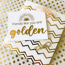 Load image into Gallery viewer, "Friends Like You Are Golden" Mini Gift Bag Kit