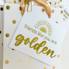 Load image into Gallery viewer, "Friends Like You Are Golden" Mini Gift Bag Kit