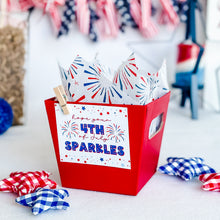 Load image into Gallery viewer, "Hope Your 4th of July Sparkles" Gift Basket Kit