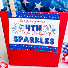 Load image into Gallery viewer, "Hope Your 4th of July Sparkles" Gift Basket Kit