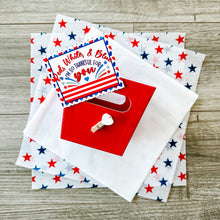 Load image into Gallery viewer, "Red, White, & Blue...I'm So Thankful For You" Gift Basket Kit