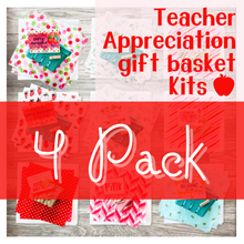 Load image into Gallery viewer, Teacher Appreciation Gift Basket Kits | 4 Pack