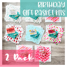 Load image into Gallery viewer, Birthday Gift Basket Kits - 2 PACK (Mix and match styles and sizes)