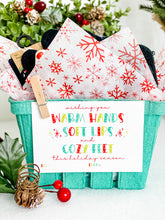 Load image into Gallery viewer, CUSTOMIZABLE Warm Hands, Soft Lips & Cozy Toes (Merry & Bright) Tags-INSTANT DOWNLOAD