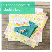 Load image into Gallery viewer, Spring flower basket kit, Spring tissue paper, Spring gift kit