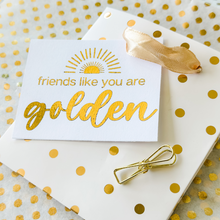 Load image into Gallery viewer, &quot;Friends Like You Are Golden&quot; Mini Gift Bag Kit
