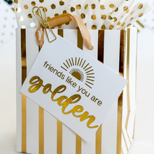 Load image into Gallery viewer, &quot;Friends Like You Are Golden&quot; Mini Gift Bag Kit
