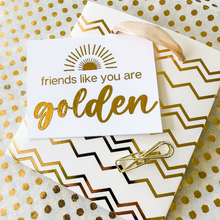 Load image into Gallery viewer, &quot;Friends Like You Are Golden&quot; Mini Gift Bag Kit
