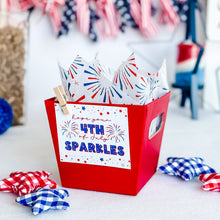 Load image into Gallery viewer, &quot;Hope Your 4th of July Sparkles&quot; Gift Basket Kit
