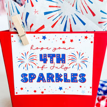 Load image into Gallery viewer, &quot;Hope Your 4th of July Sparkles&quot; Gift Basket Kit
