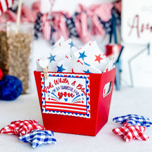 Load image into Gallery viewer, &quot;Red, White, &amp; Blue...I&#39;m So Thankful For You&quot; Gift Basket Kit
