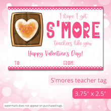 Load image into Gallery viewer, Class Valentine Kit (S&#39;Mores &amp; Tickled Pink)--INCLUDES TEACHER VALENTINE!
