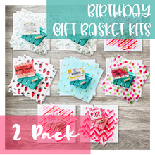 Load image into Gallery viewer, Birthday Gift Basket Kits - 2 PACK (Mix and match styles and sizes)
