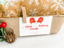 Load image into Gallery viewer, CUSTOMIZABLE We Tissue a Merry Kissmas gift tags (Cozy Christmas)--INSTANT DOWNLOAD
