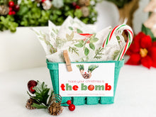 Load image into Gallery viewer, CUSTOMIZABLE Hot Chocolate Bomb (Cozy Christmas) Tags-INSTANT DOWNLOAD
