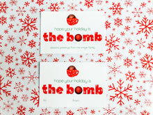 Load image into Gallery viewer, CUSTOMIZABLE Hot Chocolate Bomb Gift Tags (Merry &amp; Bright)-INSTANT DOWNLOAD
