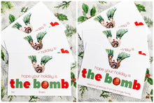 Load image into Gallery viewer, CUSTOMIZABLE Hot Chocolate Bomb (Cozy Christmas) Tags-INSTANT DOWNLOAD
